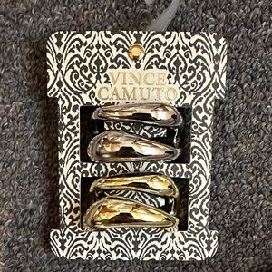 Vince Camuto Metallic Hair Ties Set